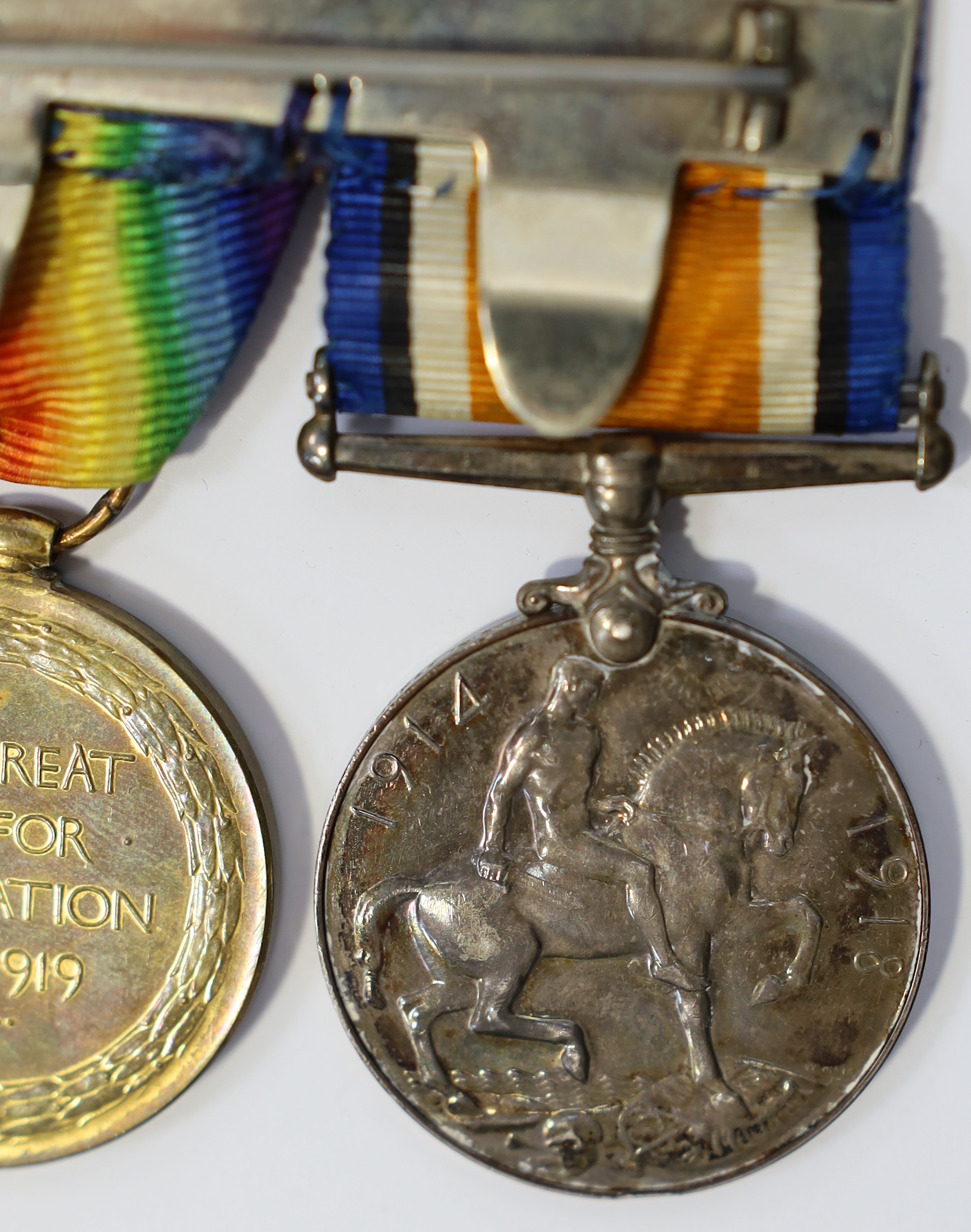 A WW1 pair oddly named for 'Maj Gen A.G.Dallas. Capt D.A.G.Dallas Jacob's Horse 1916-' with miniatures and a 1937 Coronation medal (5). Condition - fair